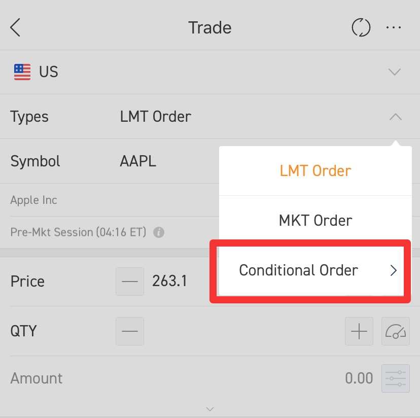 How to Set Stop Loss for a Trade? Order Types on Moomoo