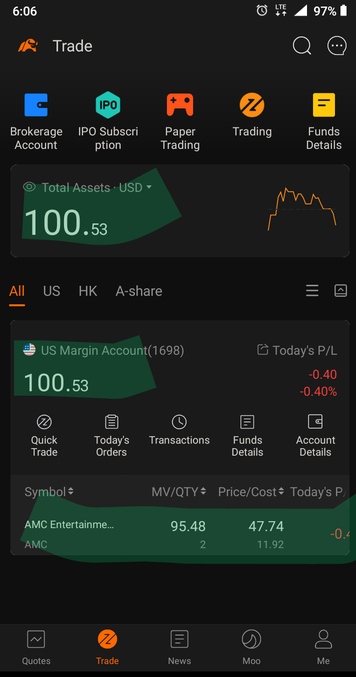Bought two shares to try out MooMoo ànd they keep deleting AMC off of my watchlist 😠