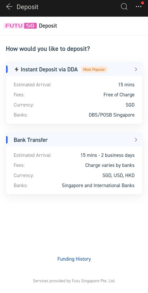 FOR SINGAPOREAN🇸🇬 INFORM FUTU DEPOSITED USD🇺🇲 GUIDE LINE