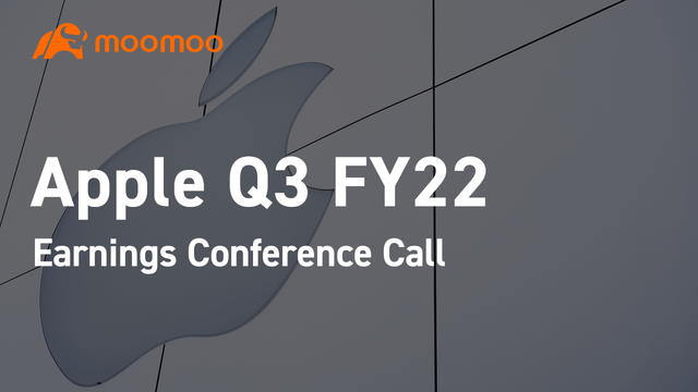 การประชุมทางโทรศัพท์ผลประกอบการ AAPL ไตรมาส 3 ปี 2022