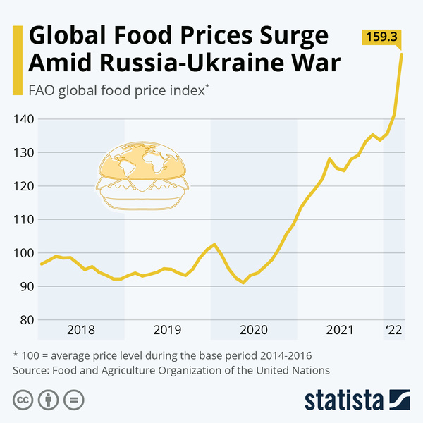 世界の食料価格は過去最高を記録しました。どの株がその恩恵を受けていますか？