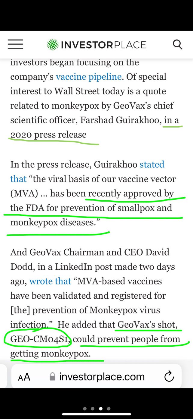 Remember now we have FDA approved vaccines